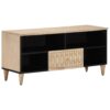 TV-Schrank 100x33x46 cm Massivholz Mango