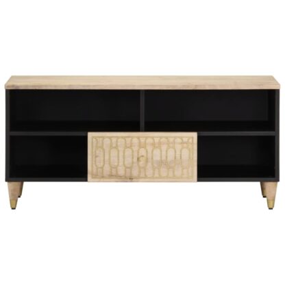 TV-Schrank 100x33x46 cm Massivholz Mango - Image 3