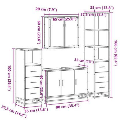 4-tlg. Badmöbel-Set - Image 11