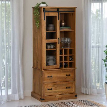 Weinschrank HALDEN mit Weinregalen