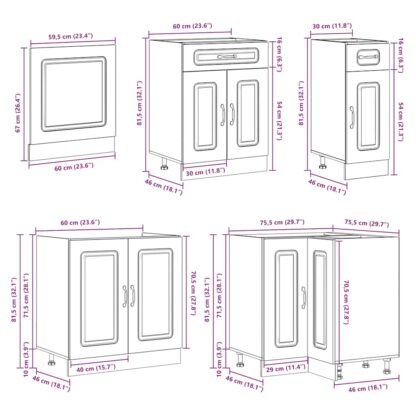 11-tlg. Küchenschrank-Set - Image 11