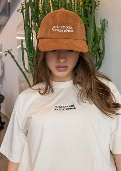 "No Fancy Outfit" Courdroy Cap - Image 11