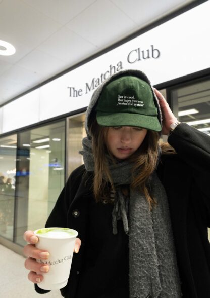 "F the System" Courdroy Cap - Image 11