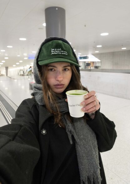"F the System" Courdroy Cap - Image 13