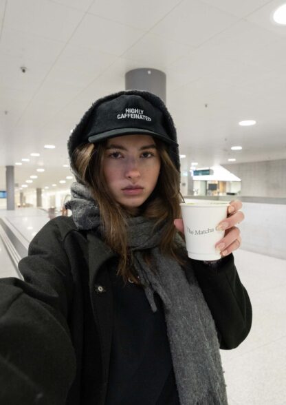 "Highly Caffeinated" Courdroy Cap - Image 4