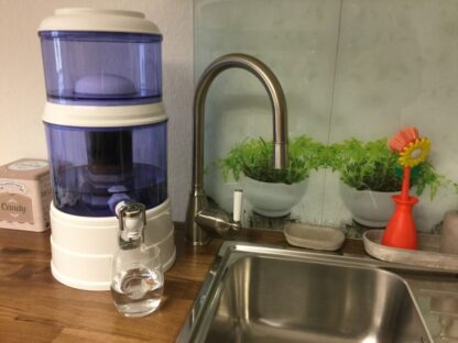 AcalaQuell Mini 5 Liter Wasserfilter blau weiss