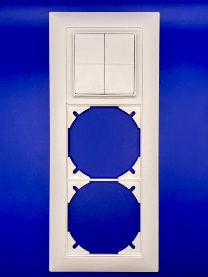 Shelly BLU Wall Switch 4 Halterung mit CH Feller EDIZIO due 3er Rahmen - Image 9