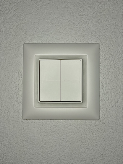 Shelly BLU Wall Switch 4 Halterung für CH Feller EDIZIOdue 1er Blindabdeckungen - Image 2