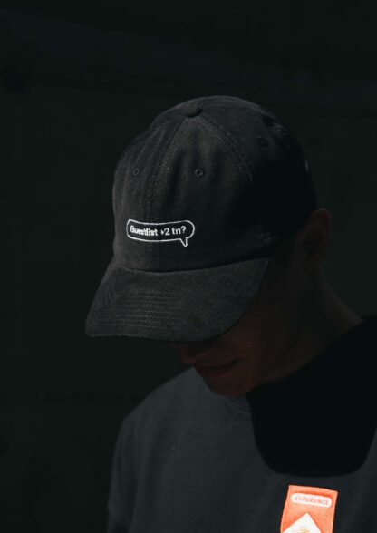 SunIce Festival x Plakativ - "Guestlist" Corduroy Cap - Image 3