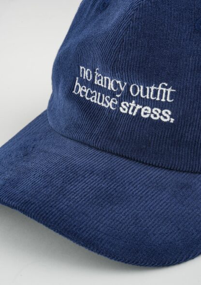 "No Fancy Outfit" Courdroy Cap - Image 3