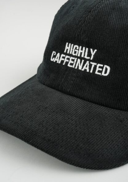 "Highly Caffeinated" Courdroy Cap - Image 3