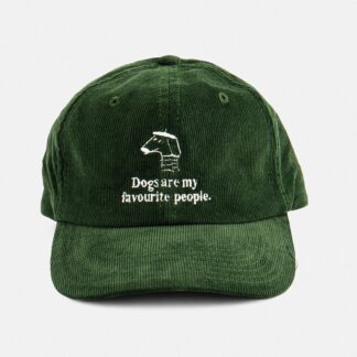 «Dogs are my favourite people» Courdroy Cap