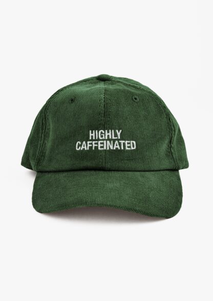 "Highly Caffeinated" Courdroy Cap - Image 9