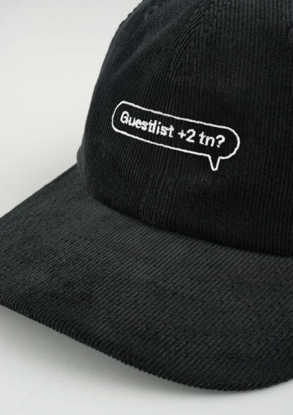 SunIce Festival x Plakativ - "Guestlist" Corduroy Cap - Image 2