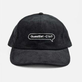 SunIce Festival x Plakativ - "Guestlist" Corduroy Cap