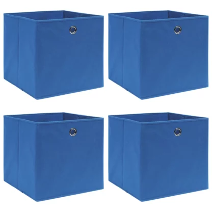 aufbewahrungsboxen-4-stk-blau-32x32x32-cm-stoff-3581574