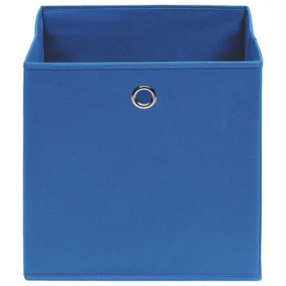 Aufbewahrungsboxen 4 Stk. Blau 32x32x32 cm Stoff - Image 3