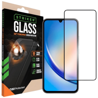Striker D3O Gehärtetes Glass Edge To Edge Displayschutzfolie Samsung Galaxy A34 5G