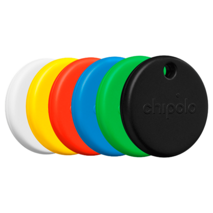 Chipolo POP Schwarz/Weiß/Rot/Blau/Gelb/Grün - 6-Pack