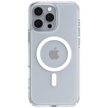Spigen Ultra Hybrid T MagFit Kunststoff Back Cover Durchsichtig/Weiß Apple iPhone 16 Pro Max