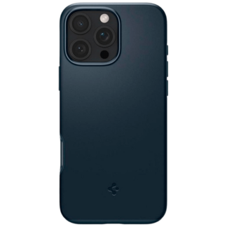 Spigen Thin Fit MagFit Kunststoff Back Cover Blau Apple iPhone 16 Pro Max