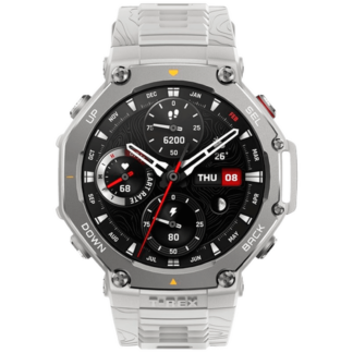 Amazfit T-Rex 3 Grau (Graues Silikon Armband)