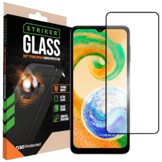 Striker D3O Gehärtetes Glass Edge To Edge Displayschutzfolie Samsung Galaxy A02S/A03(S)/A04(S)/A12/M12/A13/A23/A32 5G
