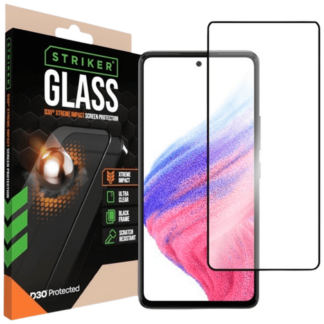 Striker D3O Gehärtetes Glass Edge To Edge Displayschutzfolie Samsung Galaxy A52/A52S 5G/A53 5G