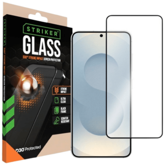 Striker D3O Gehärtetes Glass Edge To Edge Displayschutzfolie Samsung Galaxy S24 5G/S25 5G