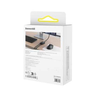 Baseus AirJoy 2-in-1, 4K, 60Hz, Bi-direktionaler HDMI-Adapter mit integriertem HDMI-Steckerkabel (1m), Schwarz (B01331105111-01) - Image 2