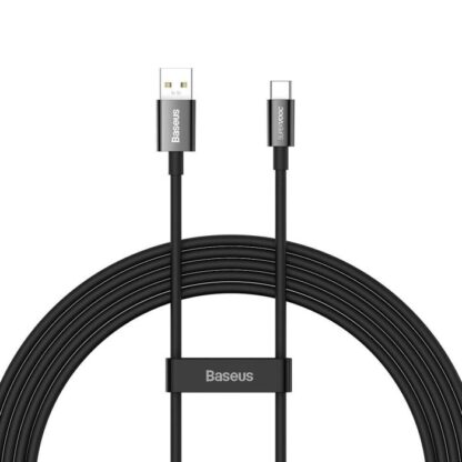 Baseus Type-C Superior Series SUPERVOOC 65W, 2m Schwarz (CAYS001001) - Image 3