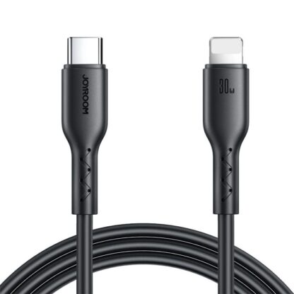 Joyroom Typ-C - Lightning Kabel Schnellladerserie 30W, 1m, Schwarz (SA25-AC6) - Image 3