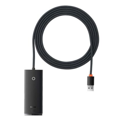 Baseus HUB Lite Serie 4-in-1 Adapter (USB-A zu 4xUSB-A 3.0 5Gb/s) Kabel 2m, Schwarz (WKQX030201) - Image 3