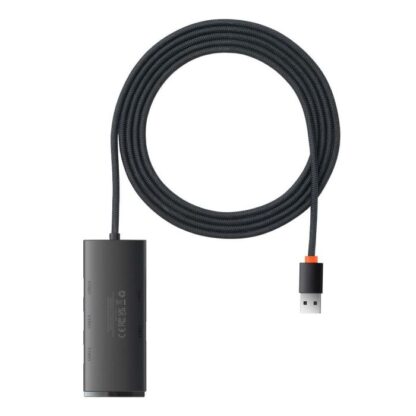 Baseus HUB Lite Serie 4-in-1 Adapter (USB-A zu 4xUSB-A 3.0 5Gb/s) Kabel 2m, Schwarz (WKQX030201) - Image 4