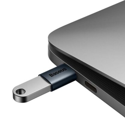 Baseus Konverter Ingenuity Serie Mini OTG Adapter USB-A 3.1 Buchse auf Typ-C Stecker Blau (ZJJQ000003) - Image 10