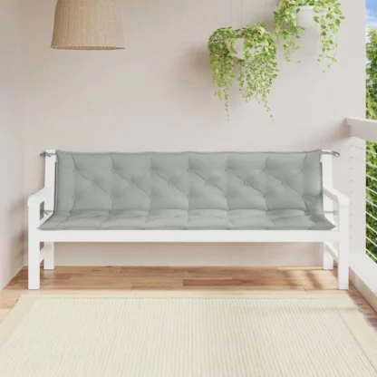 Gartenbank-Auflagen 2 Stk. Melange - Image 3