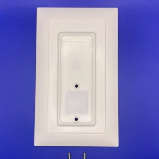Philips Hue Dimmschalterhalterung mit Feller EDIZIOdue 2-Rahmen Version 2 (abgerundet, mit Hue Logo)