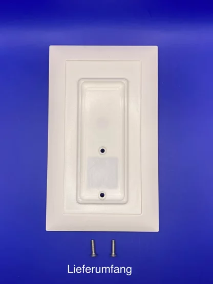 Philips Hue Dimmschalterhalterung mit Feller EDIZIOdue 2-Rahmen Version 2 (abgerundet, mit Hue Logo)
