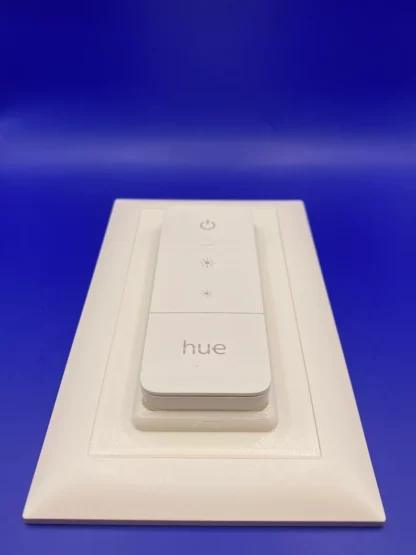 Philips Hue Dimmschalterhalterung mit Feller EDIZIOdue 2-Rahmen Version 2 (abgerundet, mit Hue Logo) - Image 4