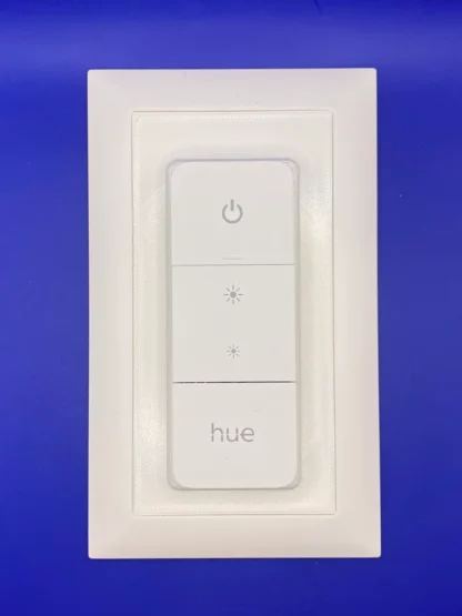 Philips Hue Dimmschalterhalterung mit Feller EDIZIOdue 2-Rahmen Version 2 (abgerundet, mit Hue Logo) - Image 6
