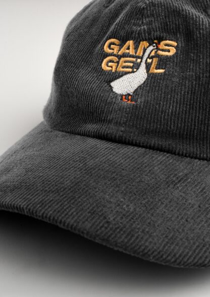 «Gans Geil» Courdroy Cap - Image 7