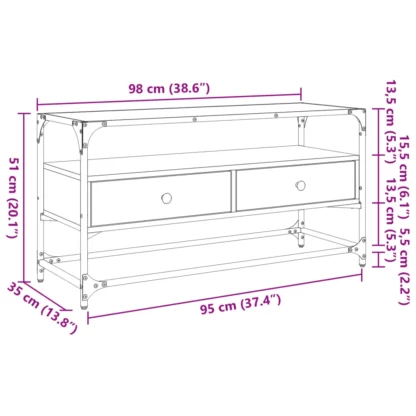 TV-Schrank mit Glasplatte - Image 10