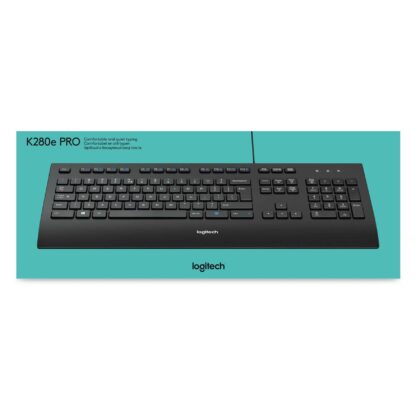 Logitech Corded K280e USB Layout QWERTY US - Image 4