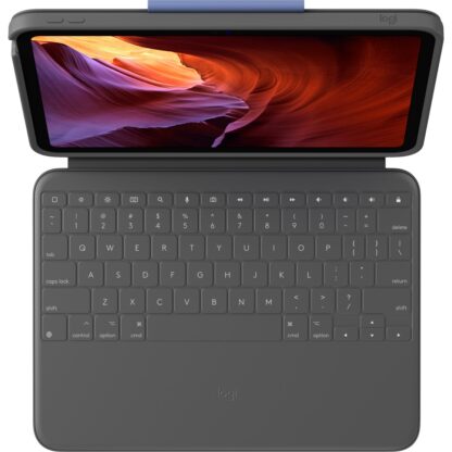 Logitech Rugged Folio - Tastatur und Foliohülle iPad 10. Generation graphite QWERTZ DE - Image 2