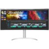 96.5cm/38" (3840x1600) LG UltraWide 38BQ85C-W 21:9 UWQHD IPS Curved 5ms 75Hz HDMI DP USB-C Speaker White