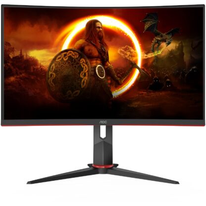 68.8cm/27" (2560x1440) AOC Gaming CQ27G2S/BK 16:9 QHD Curved 1ms 165Hz HDR10 HDMI DP Black/Red