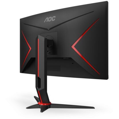 68.8cm/27" (2560x1440) AOC Gaming CQ27G2S/BK 16:9 QHD Curved 1ms 165Hz HDR10 HDMI DP Black/Red - Image 4