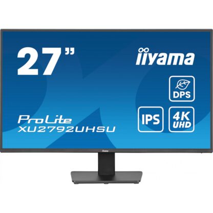 68.5cm/27" (3840x2160) Iiyama ProLite XU2792UHSU-B6 16:9 4K UHD IPS 4ms 60Hz HDMI DP USB Speaker Black