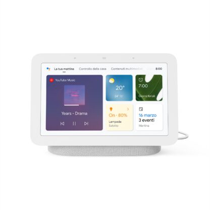Google Nest Hub (2nd Gen) Smart Display 7" chalk - Image 3