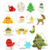 14-teiliges Edelstahl-Ausstechformen-Set für Weihnachtsplätzchen